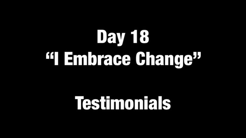 Day 18 meditation review